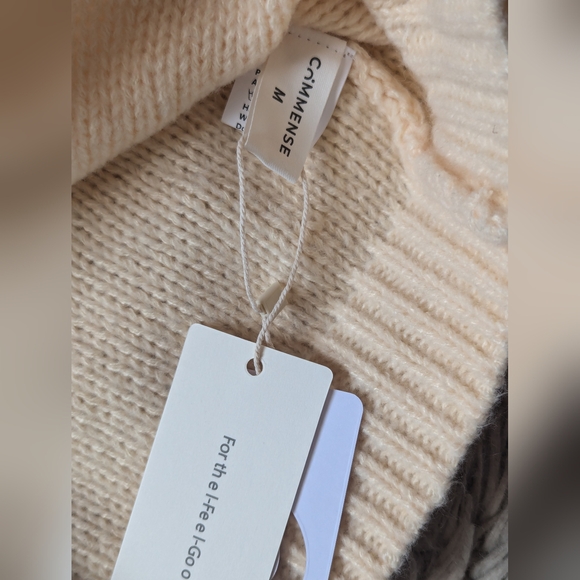 NWT Commense Crew Neck Bow Knit Top - Picture 6 of 12